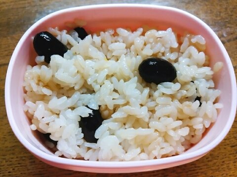 黒豆炒めご飯